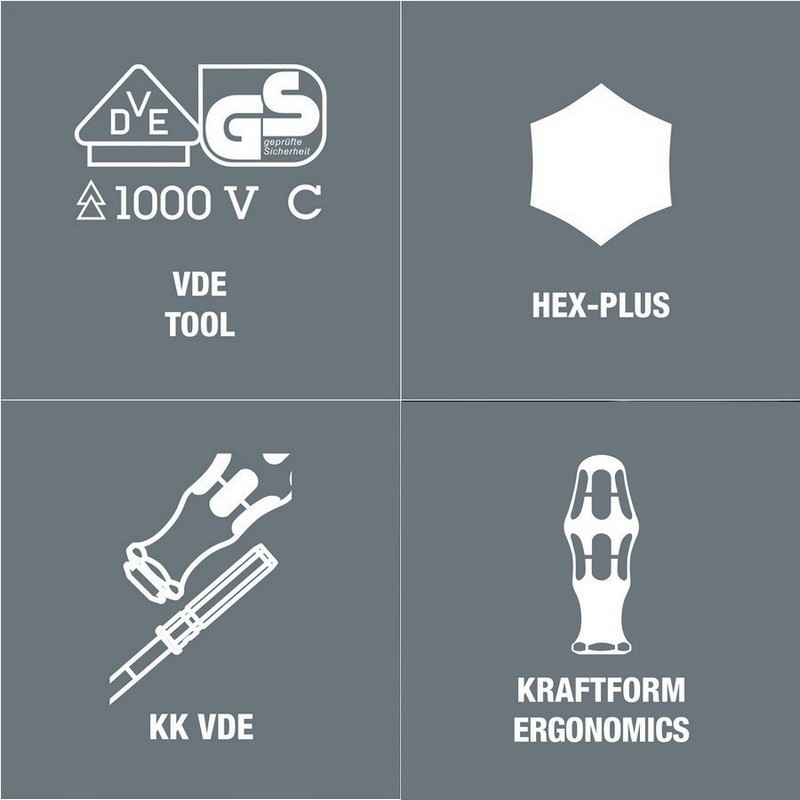 Wera 67i  VDE Geçmeli Tornavida Ucu 154mm Torx TX27 05003435001