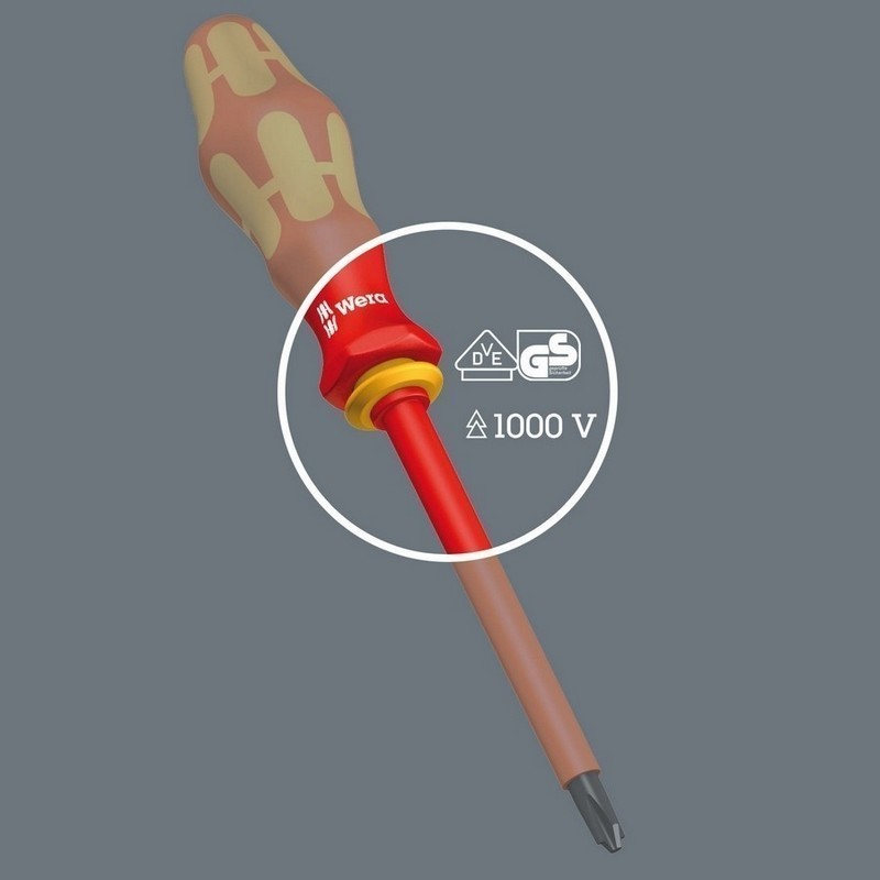 Wera 62iS SB VDE Geçmeli Tornavida Ucu 154mm Yıldız PH2 05004414001