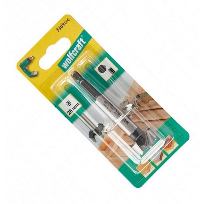 Wolfcraft 3309000 Forstner Punta Matkap Ucu 26mm