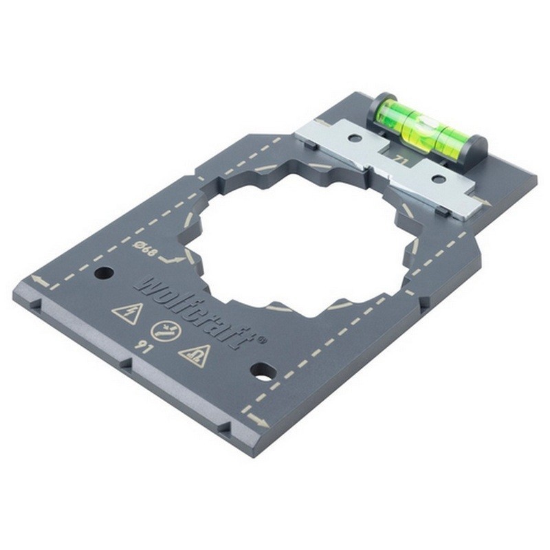 Wolfcraft 5975000 Su Terazili İşaretleme ve Hizalama Şablonu