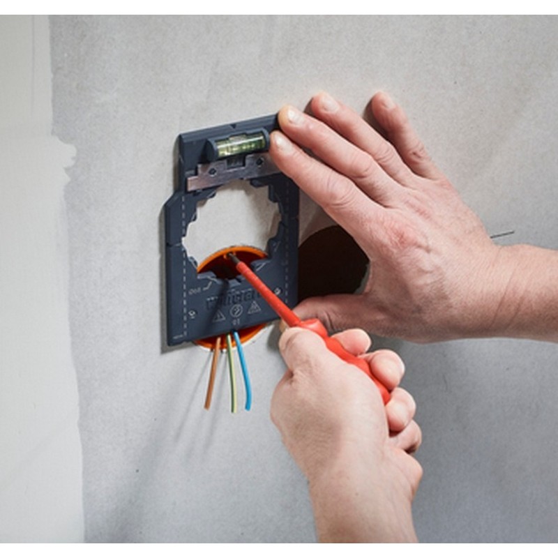 Wolfcraft 5975000 Su Terazili İşaretleme ve Hizalama Şablonu