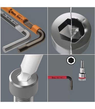 Wera 950/9 SPKL HexPlus Topbaş Renkli Alyan Seti Imperyal 05022639001