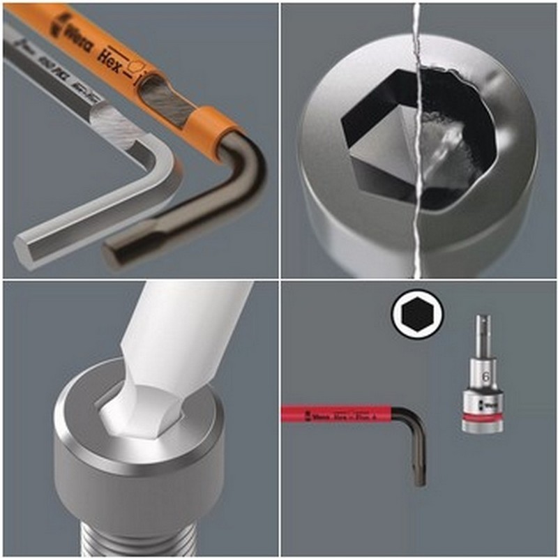 Wera 3950/9 SPKL HexPlus Topbaş Renkli Alyan Seti Imperyal 05022860001