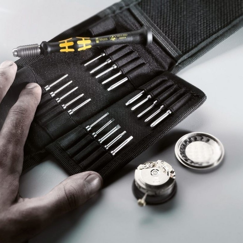 Wera 20 ESD Yarımay Hios Mikro Tornavida Bits Seti 05073671001