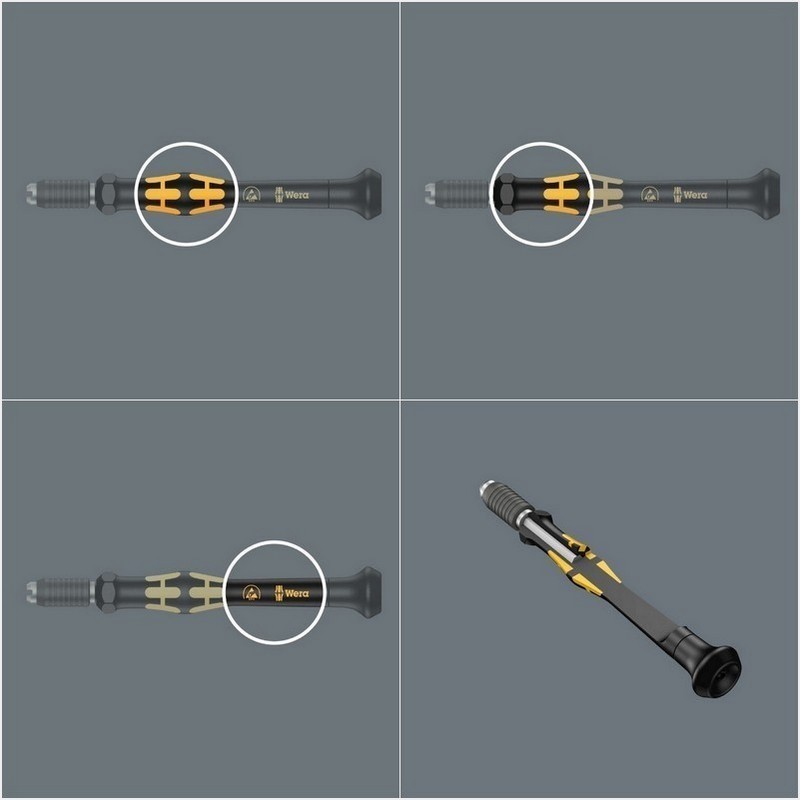 Wera 20 ESD Yarımay Hios Mikro Tornavida Bits Seti 05073671001