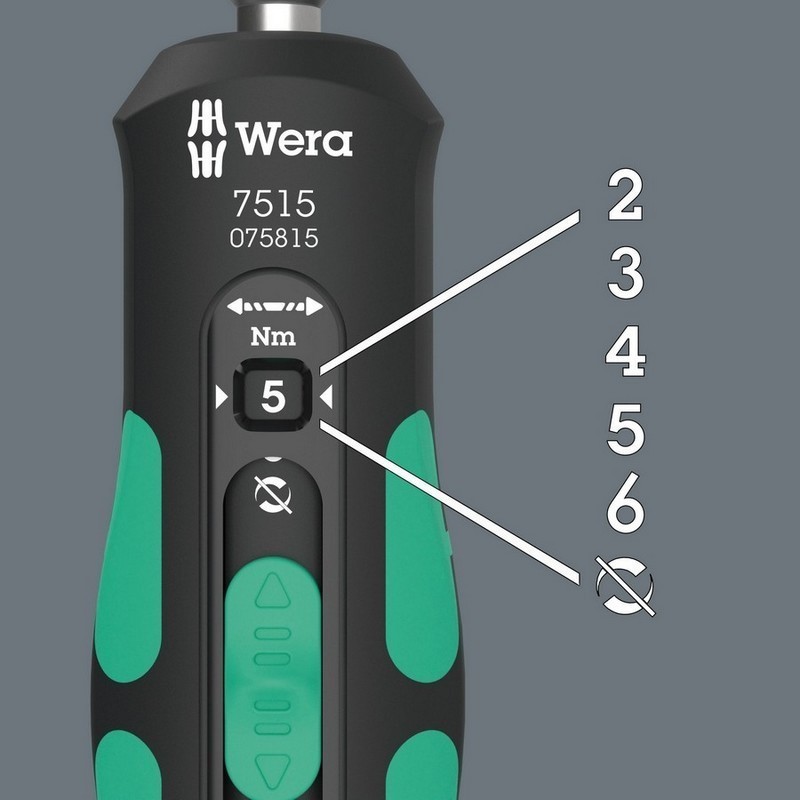 Wera 7515 Safe-Torque Speed 2-6Nm Torklu Tornavida 05075815001