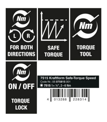 Wera 7515 Safe-Torque Speed 2-6Nm Torklu Tornavida 05075815001