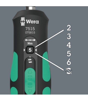 Wera 7515/16 Safe-Torque Speed 2-6Nm Universal 1 Set 05075851001