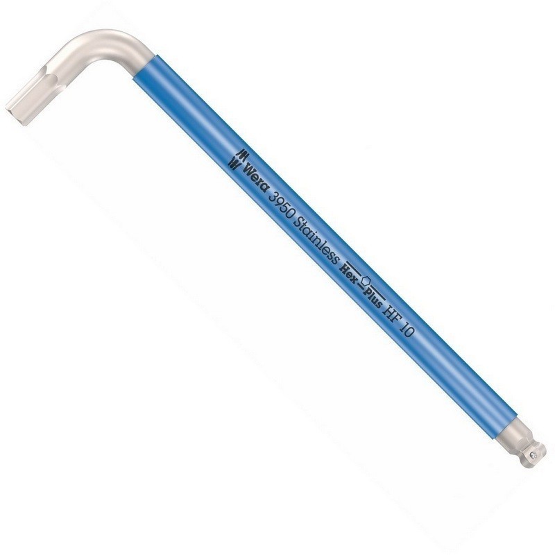Wera 3950 SPKL HF Topbaş Renkli Allen Anahtar Hexplus 10mm 05022698001