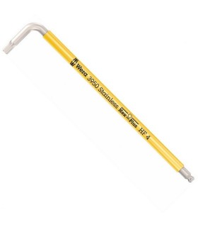 Wera 3950 SPKL HF Topbaş Renkli Allen Anahtar Hexplus 4mm 05022694001