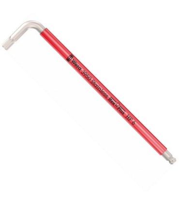 Wera 3950 SPKL HF Topbaş Renkli Allen Anahtar Hexplus 6mm 05022696001