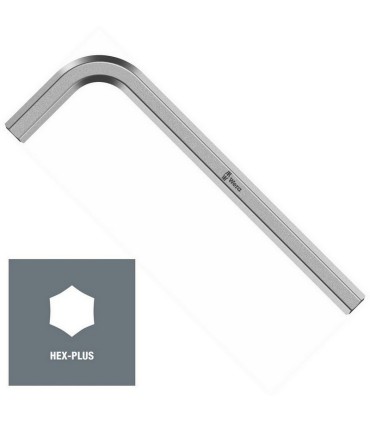 Wera 950 Krom Kaplı Allen Anahtar Hexplus 4mm 05021030001