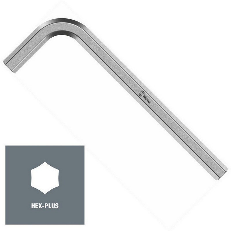 Wera 950 Krom Kaplı Allen Anahtar Hexplus 5mm 05021040001