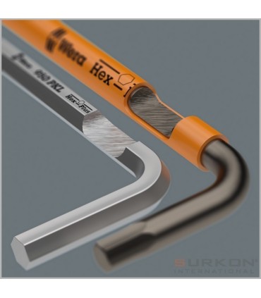 Wera 950 SPKS Renkli Kısa Allen Anahtar Topbaş HexPlus 4mm 05022673001