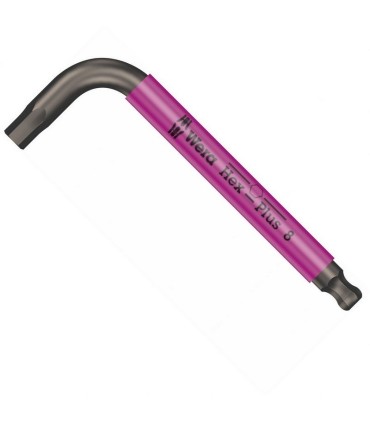 Wera 950 SPKS Renkli Kısa Allen Anahtar Topbaş HexPlus 8mm 05022676001