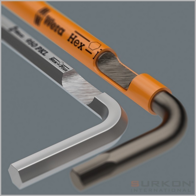 Wera 950 SPKS Renkli Kısa Allen Anahtar Topbaş HexPlus 8mm 05022676001