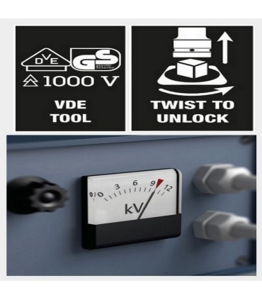 Wera 8790 B VDE 3/8" Zyklop Soket Lokma 46x13mm 05004957001