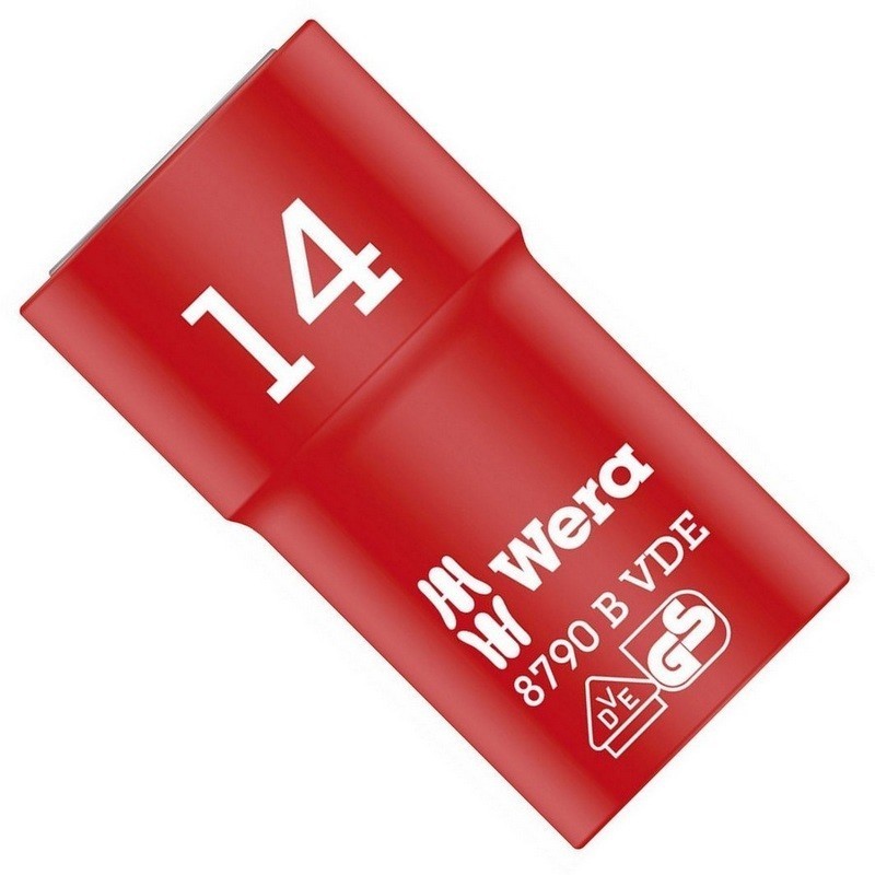 Wera 8790 B VDE 3/8" Zyklop Soket Lokma 46x14mm 05004958001