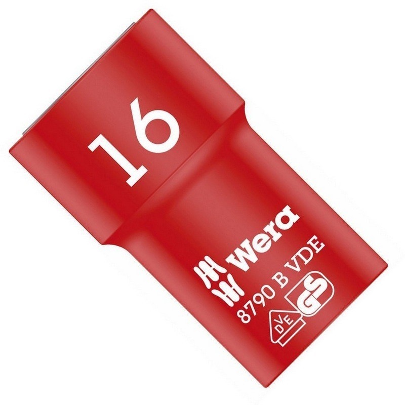 Wera 8790 B VDE 3/8" Zyklop Soket Lokma 46x16mm 05004960001