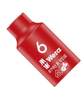 Wera 8790 B VDE 3/8" Zyklop Soket Lokma 46x6mm 05004950001