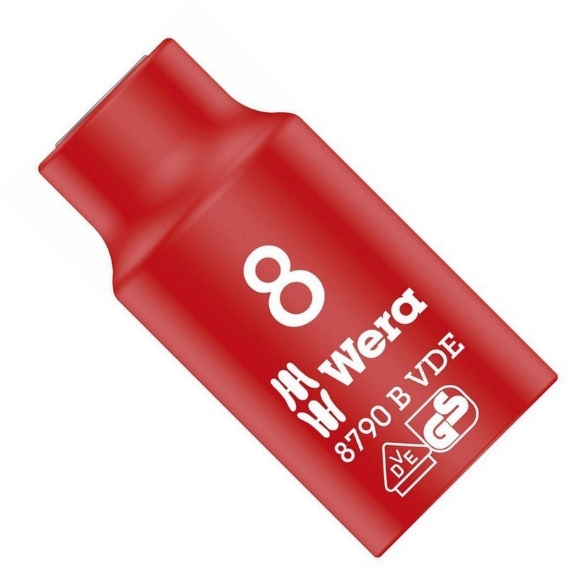 Wera 8790 B VDE 3/8" Zyklop Soket Lokma 46x8mm 05004952001