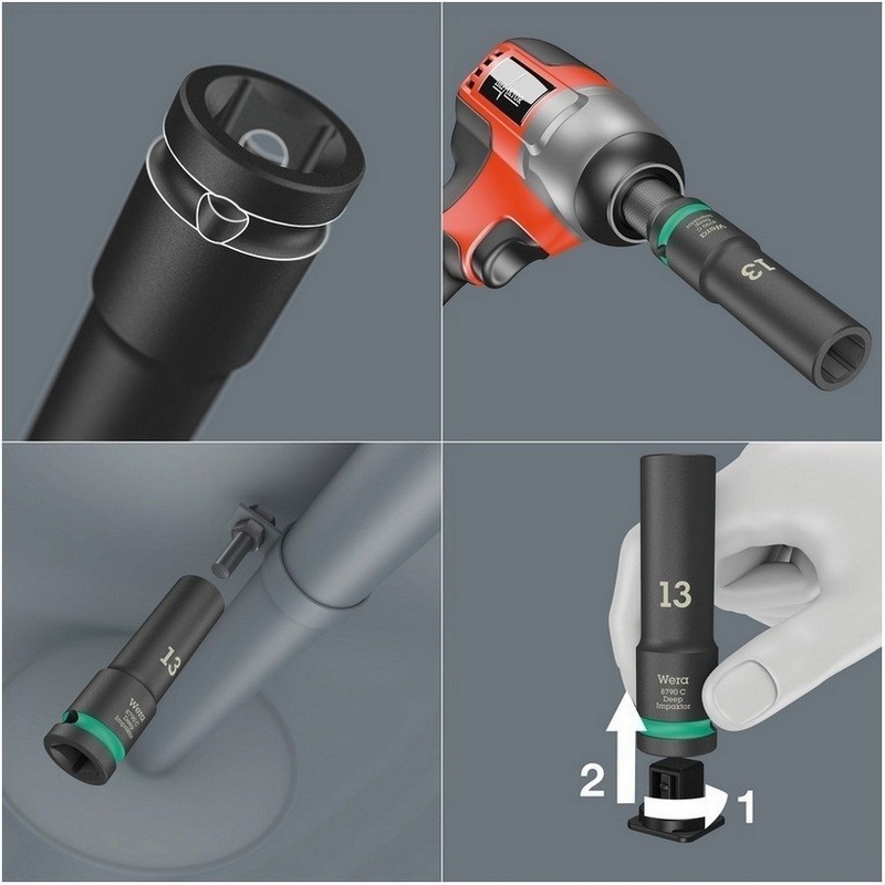 Wera 8790 C 1/2" Soket Derin Lokma Impaktor 83x13mm 05004830001