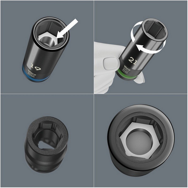 Wera 8790 C 1/2" Soket Wheel Lokma Impaktor 85x17mm 05004590001