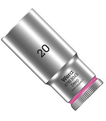 Wera 8790 HMB 3/8" Soket Derin Lokma 64x20mm 05004542001