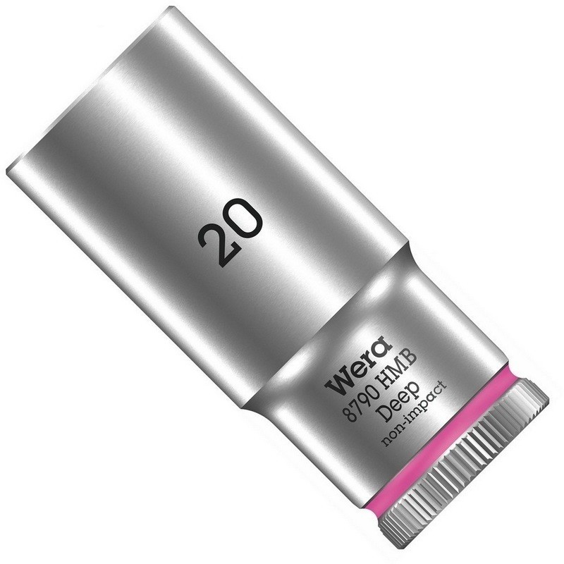 Wera 8790 HMB 3/8" Soket Derin Lokma 64x20mm 05004542001