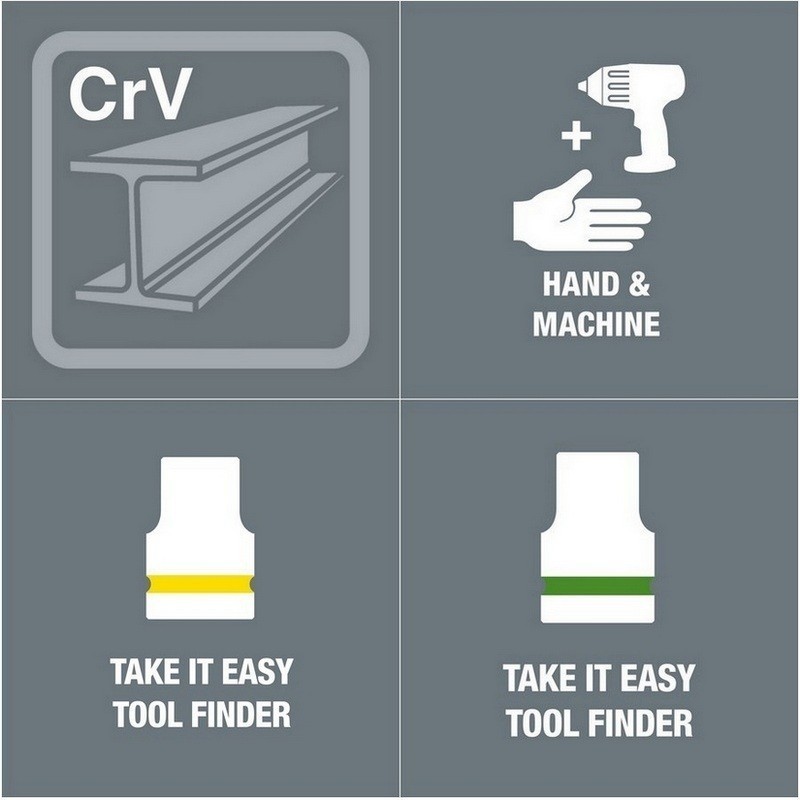 Wera 8790 HMB 3/8" Soket Zyklop Lokma 30mm 13/16" 05003579001