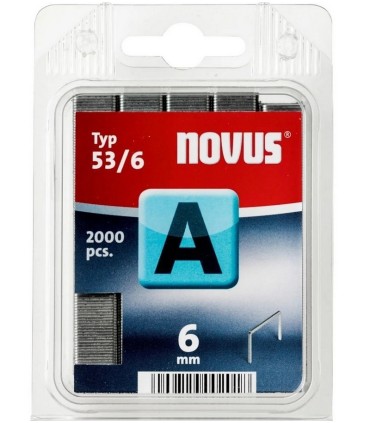 Novus A53 Galvanizli İnce Zımba Teli 6mm 2000 Ad 042-0355