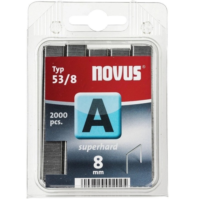 Novus A53 Galvanizli İnce Zımba Teli 8mm 2000 Ad 042-0413