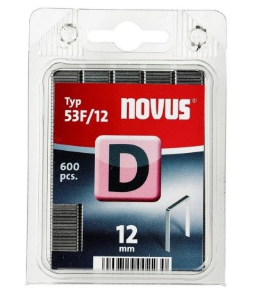 Novus D53F Galvanizli Düz Zımba Teli 12mm 600 Ad 042-0377