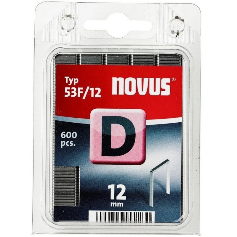 Novus D53F Galvanizli Düz Zımba Teli 12mm 600 Ad 042-0377