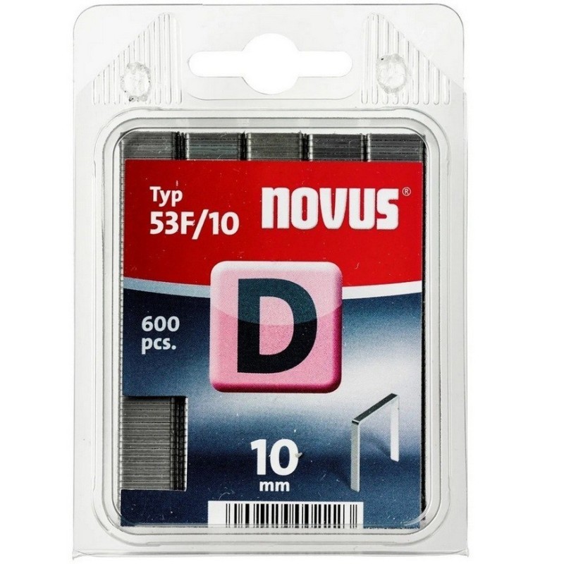 Novus D53F Galvanizli Düz Zımba Teli 10mm 600 Ad 042-0376