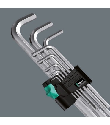 Wera 950/7 PKL Krom Alyan Seti 1 Topbaş HexPlus Manyetik 05022101001