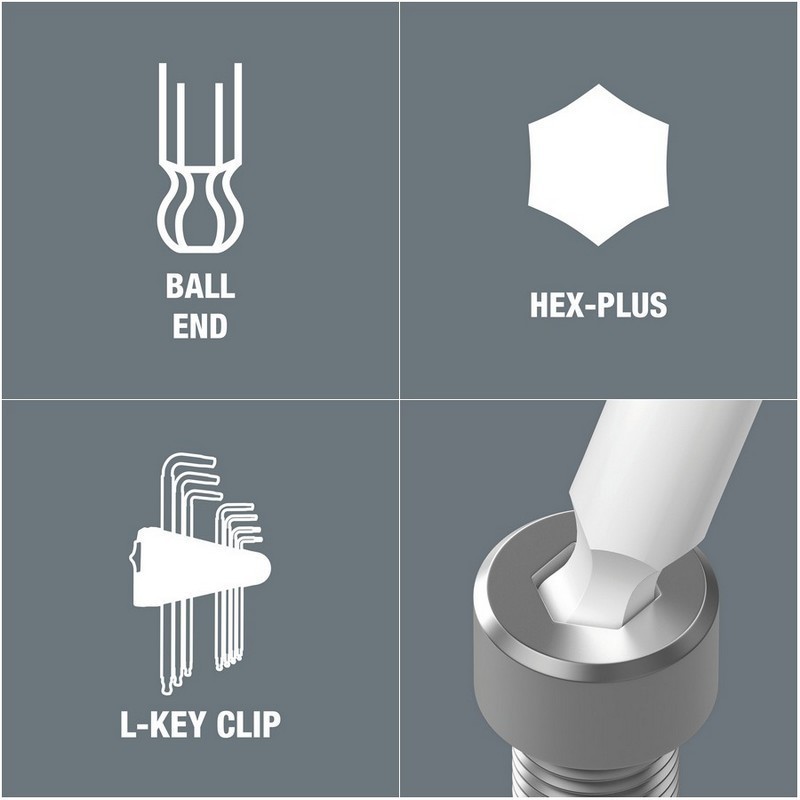 Wera 950/9 PKL Alyan Seti 1 Topbaş HexPlus Imperyal 05022171001