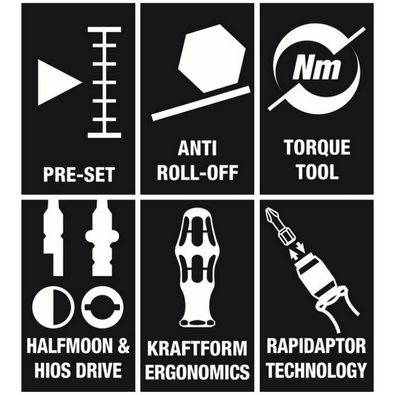 Wera 7455 ESD 10-34Ncm Önayarlı Tork Tornavida 10Ncm 4mm Hios 05074826001