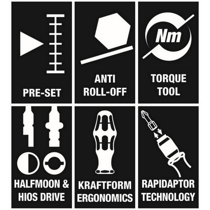 Wera 7456 ESD 30-100Ncm Önayarlı Tork Tornavida 30Ncm 4mm Hios 05074828001