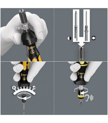 Wera 7456 ESD 30-100Ncm Önayarlı Tork Tornavida 30Ncm 4mm Hios 05074828001