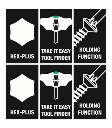 Wera 454 HF HexPlus T Tornavida 150mm 9/64" 05023360001