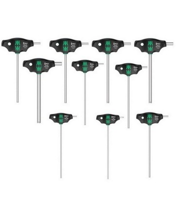 Wera 454/10 HF 1 Emperyal HexPlus T Tornavida Set 10P 05023451001