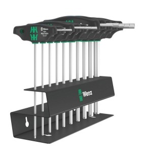 Wera 454/10 HF 2 Emperyal HexPlus T Tornavida Set 10P 05023454001
