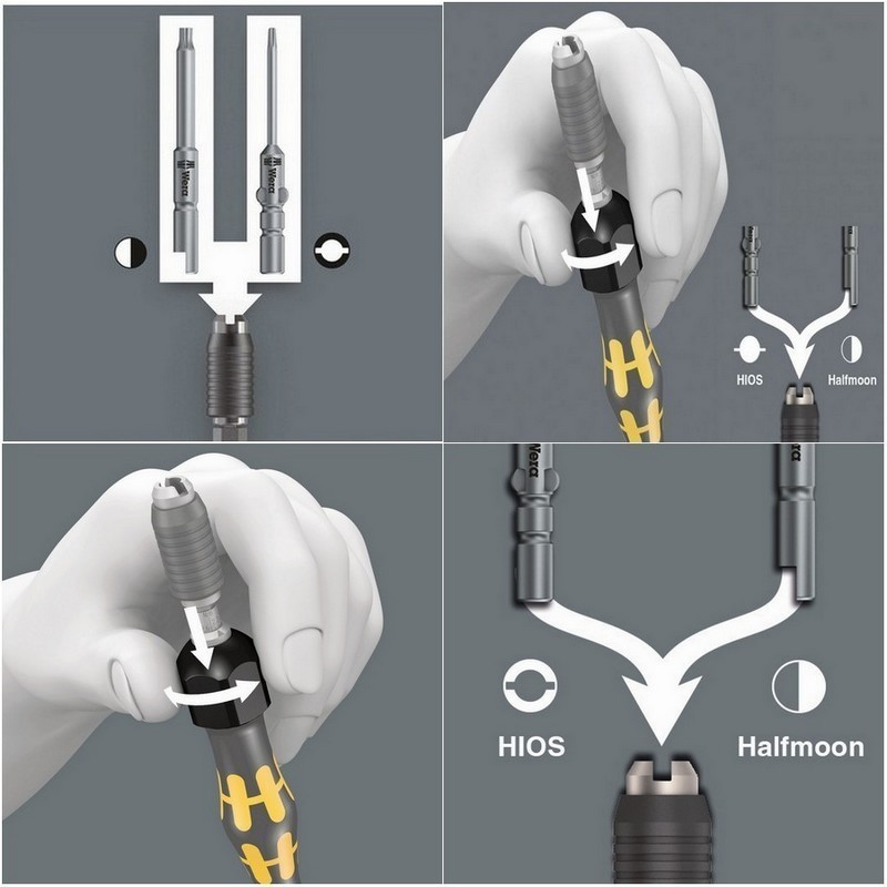 Wera 1461 ESD 5-11Ncm Önayarlı Torklu Tornavida 5Ncm 4mm Hios 05074810001