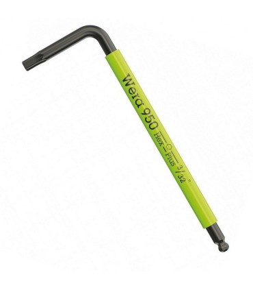 Wera 950 SPKS Renkli Kısa Allen Anahtar Topbaş HexPlus 3/32" 05022652001