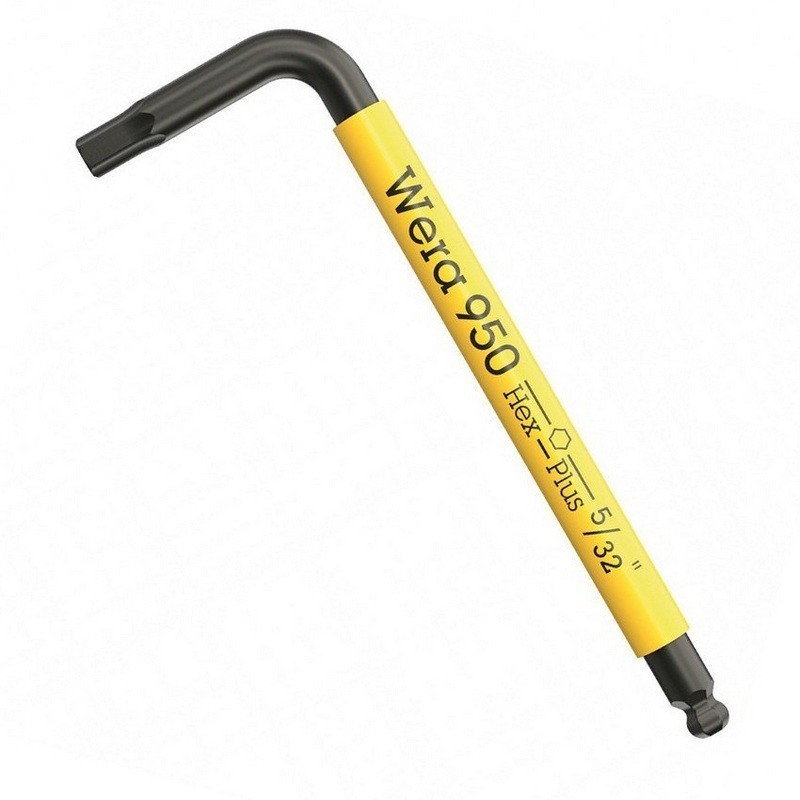 Wera 950 SPKS Renkli Kısa Allen Anahtar Topbaş HexPlus 5/32" 05022654001