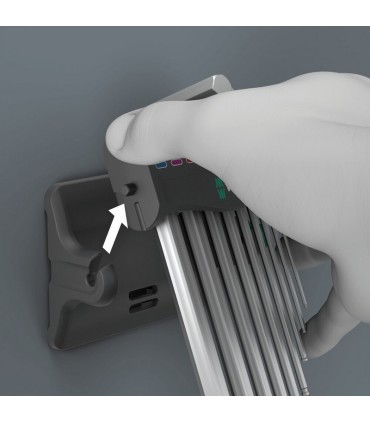 Wera 950/9 PKL Krom HexPlus Topbaş Allen Set 8 Mıknatıslı 05022102001