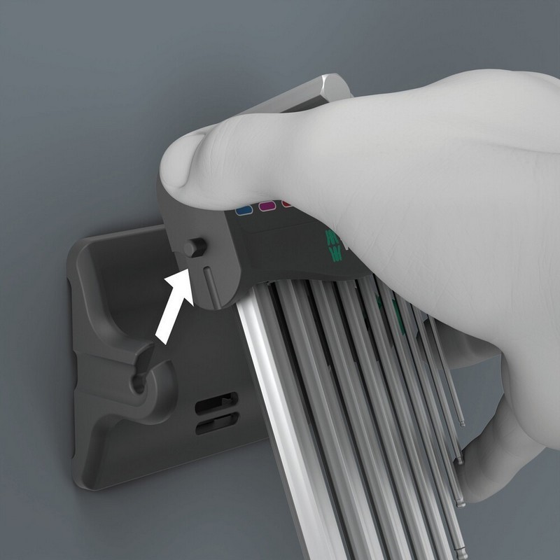 Wera 950/9 PKL Krom HexPlus Topbaş Allen Set 8 Mıknatıslı 05022102001