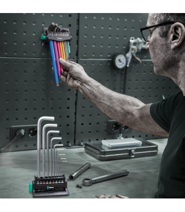 Wera 950/9 PKL Krom HexPlus Topbaş Allen Set 8 Mıknatıslı 05022102001