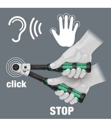Wera Click-Torque XP4 20-250Nm Önayarlı 14x18mm Tork Anahtarı 20Nm 05075673010